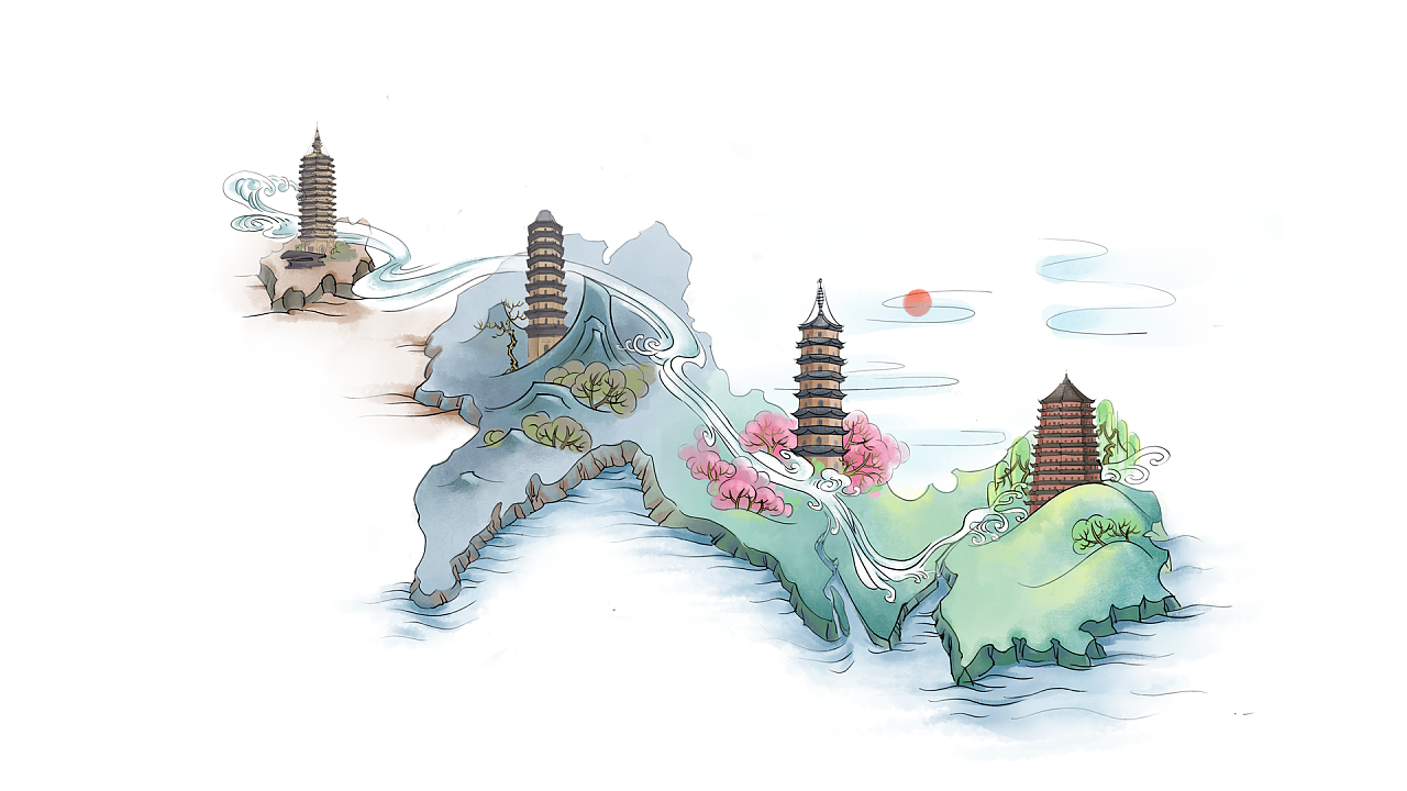 京杭大运河绘画作品图片