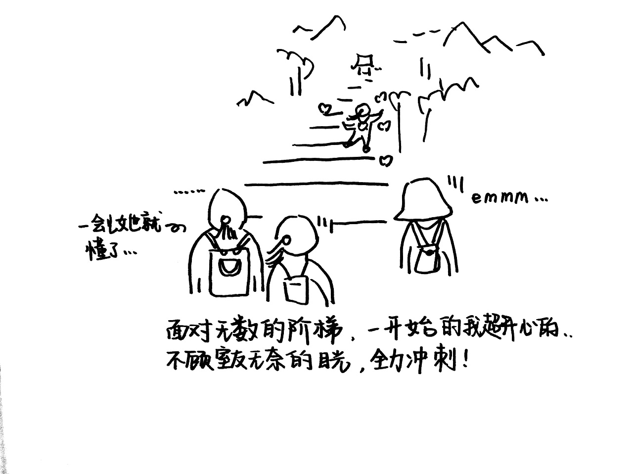 简笔画日记-嵩山（图ZMTEwNTI2NzAw） - 创作习作 - 站酷设计师CHEN阿琛原创素材 - 站酷ZCOOL