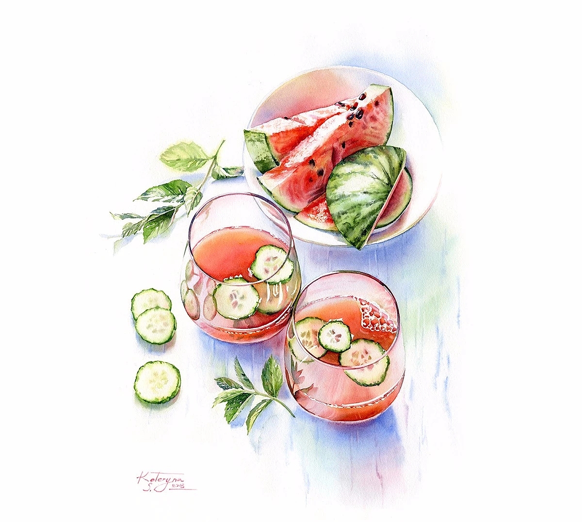 少女风水彩（图ZMTY0NzUxNDQ4） - 艺术插画 - 站酷设计师秋蜜儿原创素材 - 站酷ZCOOL