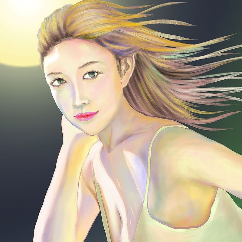 练习作品(鱼美人)多指教