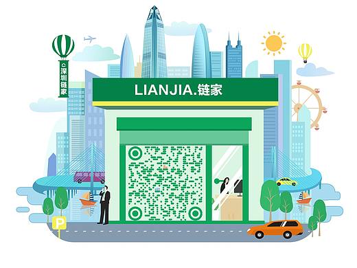 深圳链家动态二维码