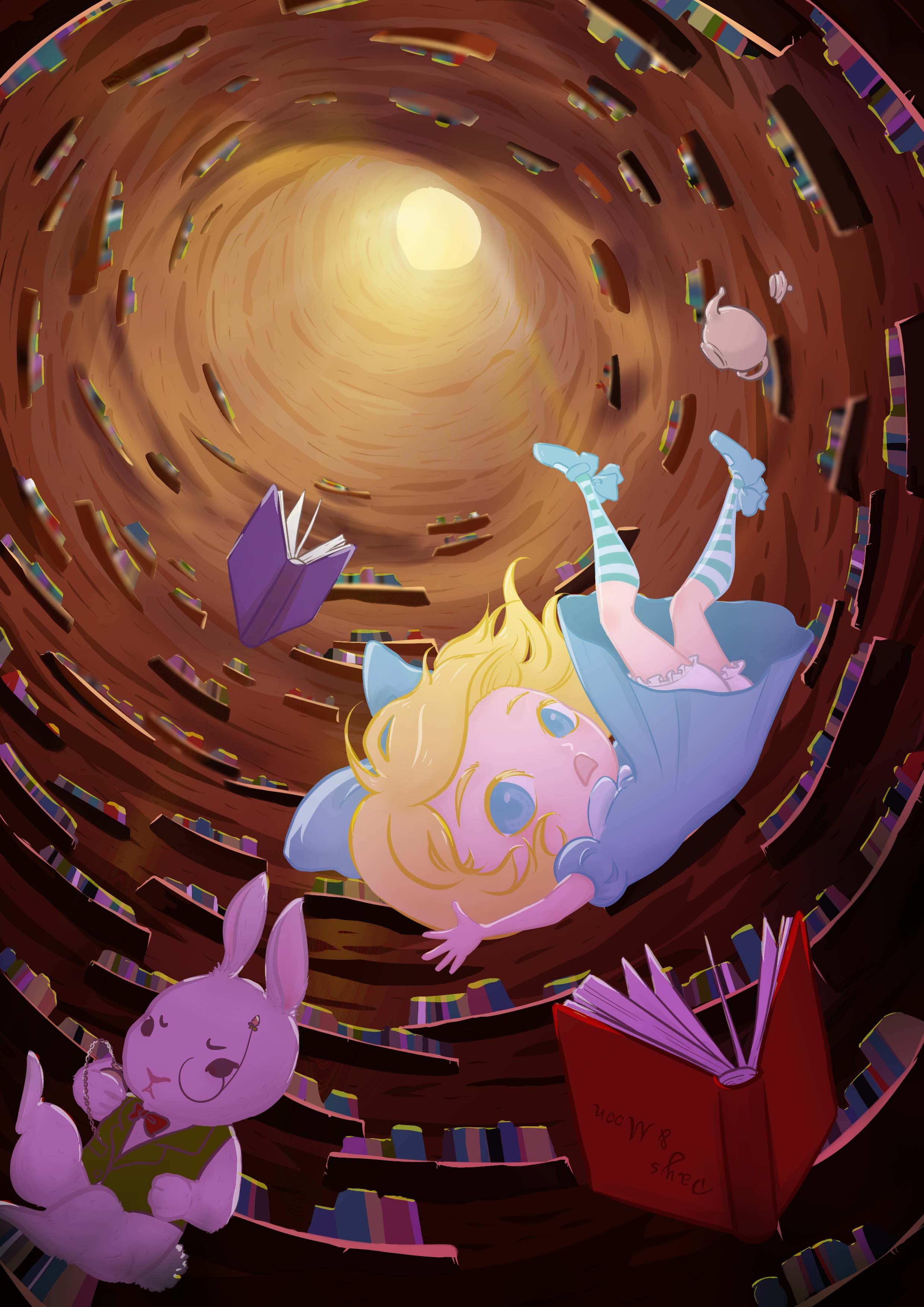 儿童绘本之陷阱里的兔子|插画|儿童插画|张海平 - 原创作品 - 站酷 (ZCOOL)