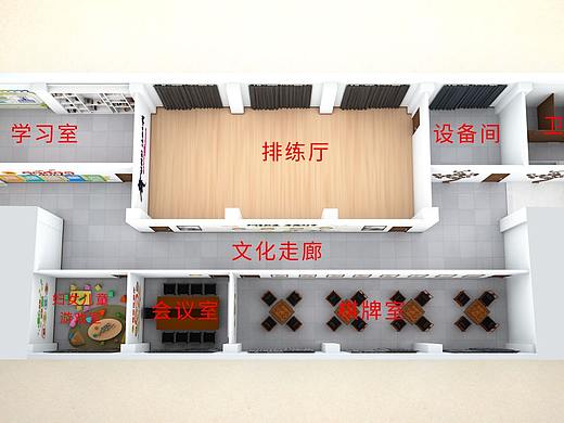 社区服务中心二层空间规划提案
