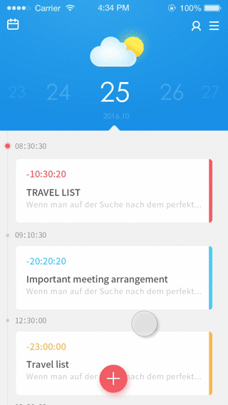 List（图ZNjkwODg0MDA=） - APP界面 - 站酷设计师Amoo阿毛原创素材 - 站酷ZCOOL