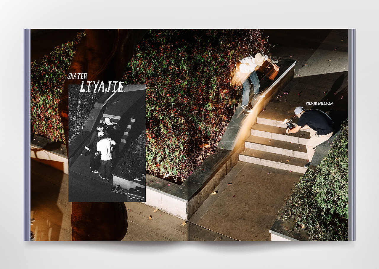 滑板摄影画册《city skatelife》下