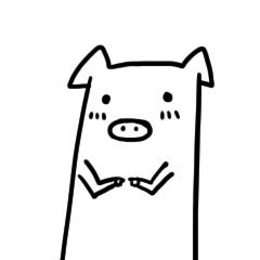 魔性小方猪第一弹微信表情包（图ZODI0NjM0MDg=） - 网络表情 - 站酷设计师bone008原创素材 - 站酷ZCOOL