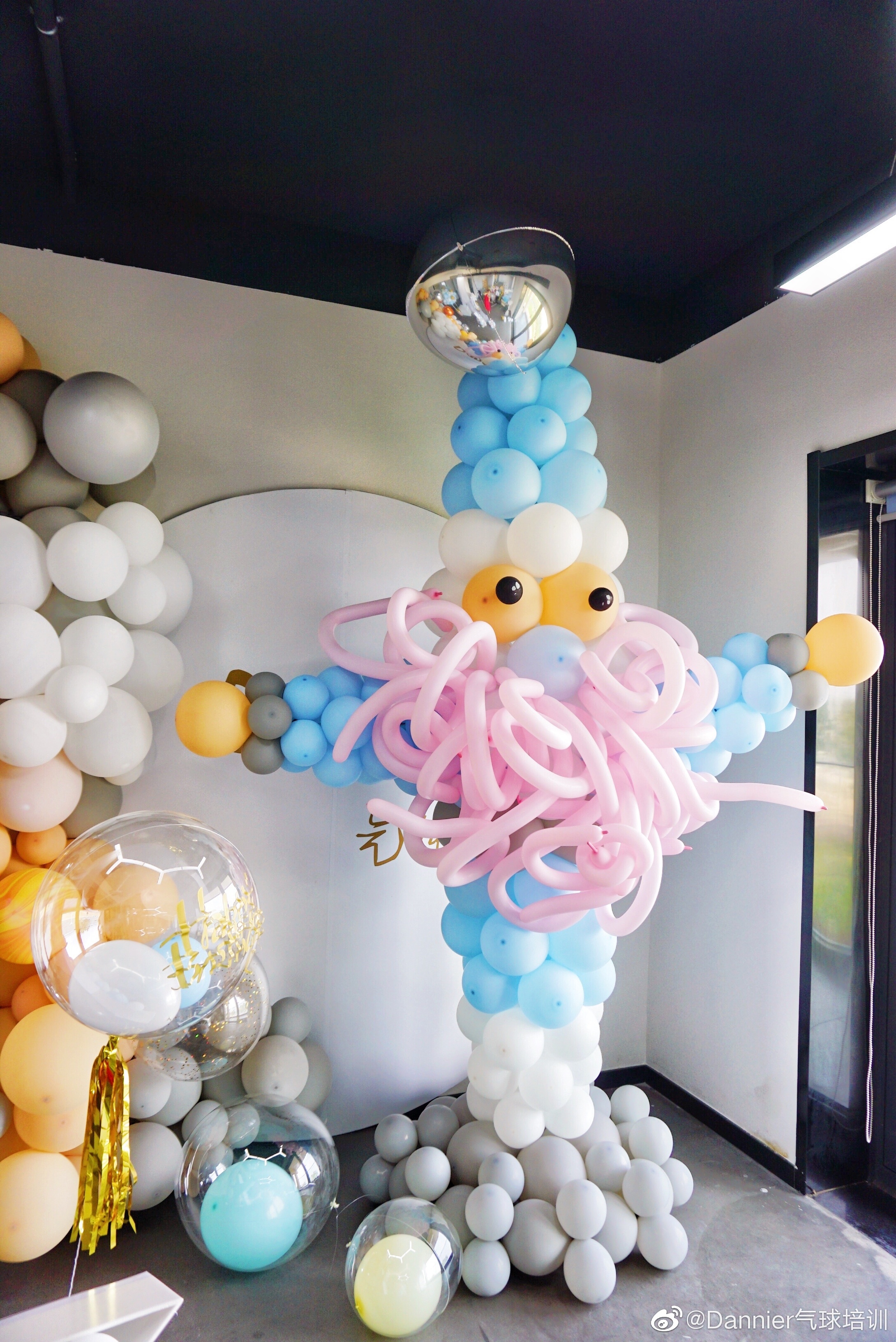 气球、气球造型、宝宝宴气球场景布置、热气球、气球链|手工艺|其他手工|李诗丹妮儿_花艺 - 原创作品 - 站酷 (ZCOOL)