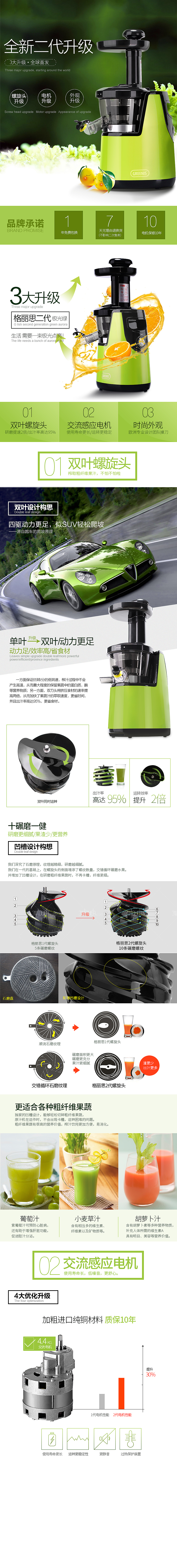 原汁机 飞机稿 家用电器 原汁机详情页（图ZMjI2NzQ0NTI=） - 电商 - 站酷设计师夫子江江原创素材 - 站酷ZCOOL