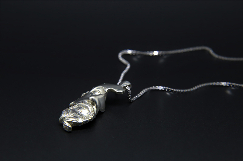 《 沉思录》作者罗马皇帝马可·奥勒留Marcus Aurelius 原创首饰 艺术首饰 项链