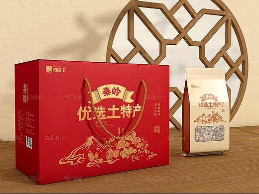 箱盒汇  | ：秦岭优选土特产礼盒包装设计