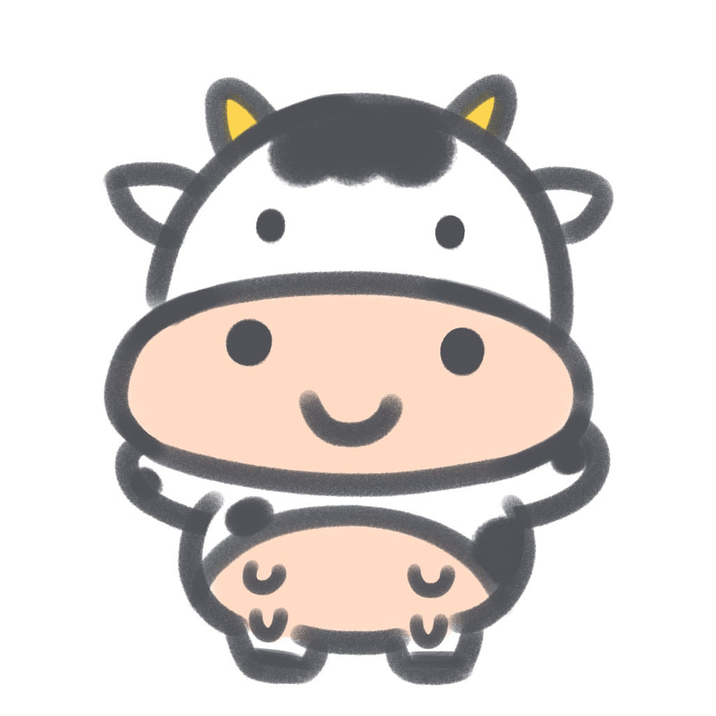奶牛设计图__其他_动漫动画_设计图库_昵图网nipic.com