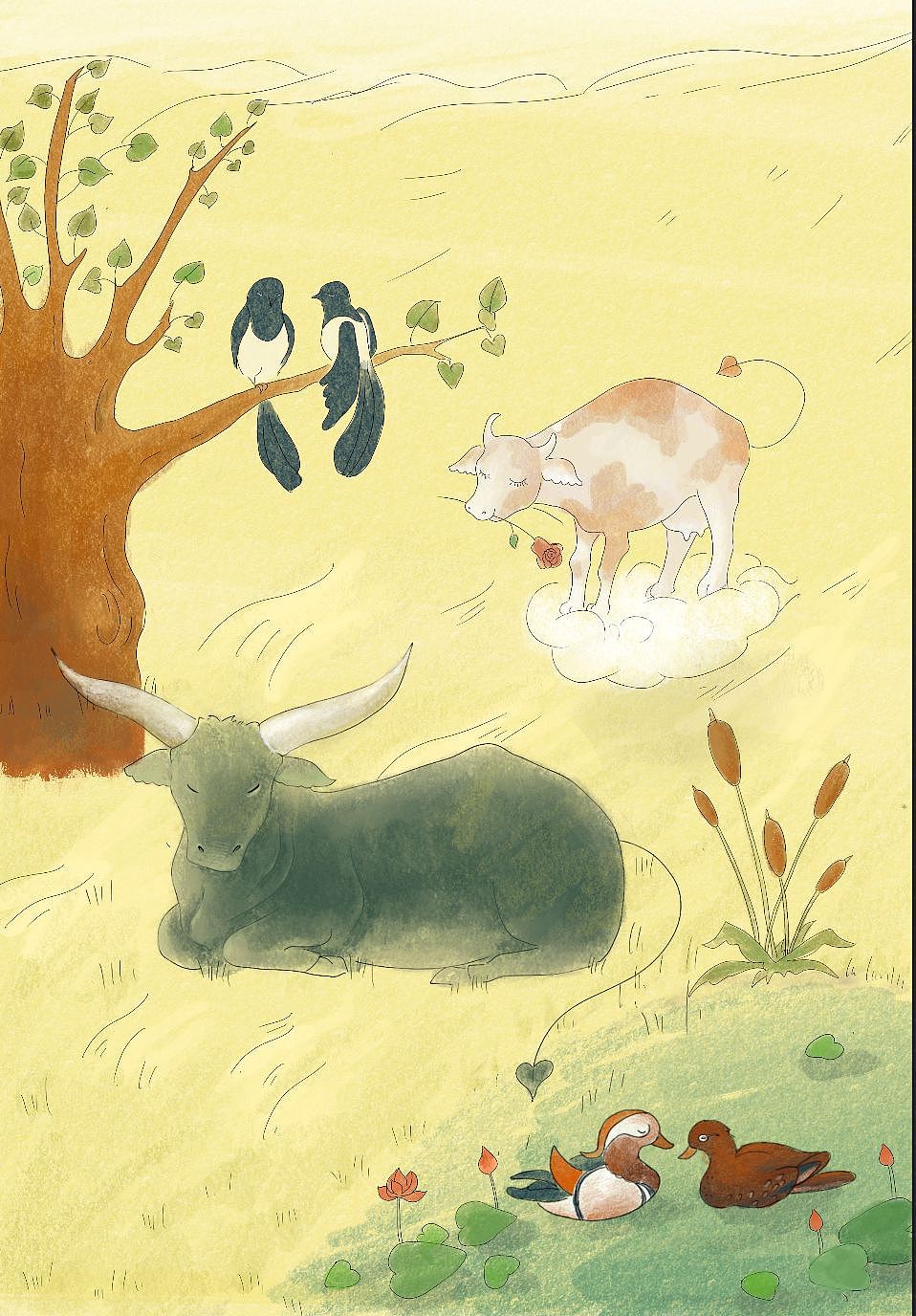 举报收藏分享原创作品插画儿童插画科普儿插195小呀么小黑斗年兽121小