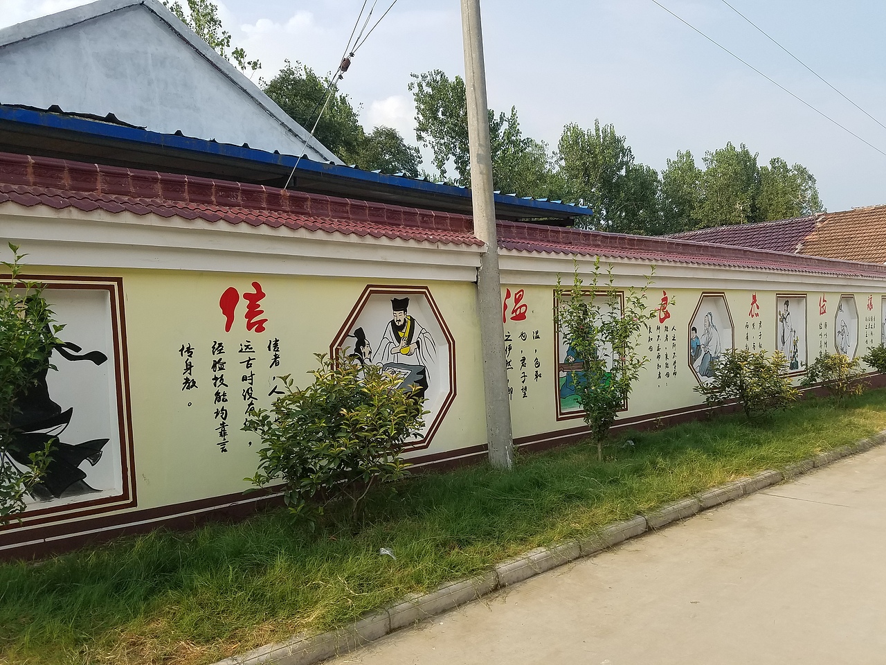 六安美好乡村文化墙 霍邱美好乡村文化墙 文化墙彩绘 六安非鱼墙绘