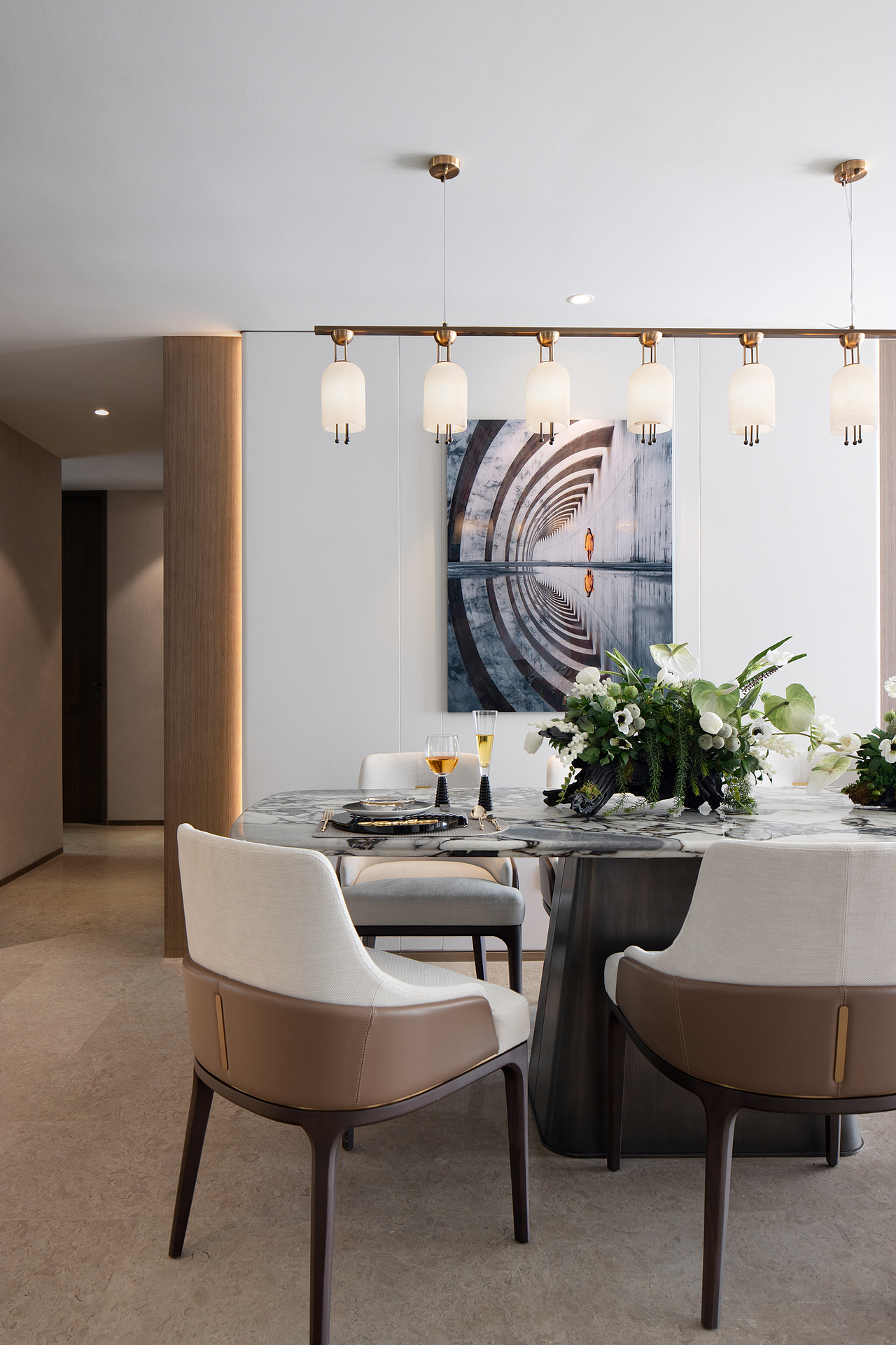 拓者设计吧首发 | 408㎡现代简约静谧生活-無相镜界