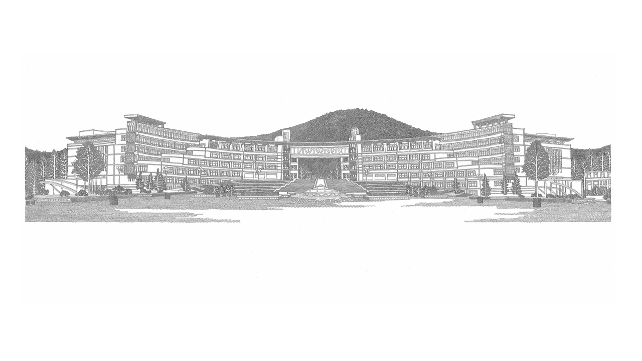【原创】“本源意识”建筑场景插画一组