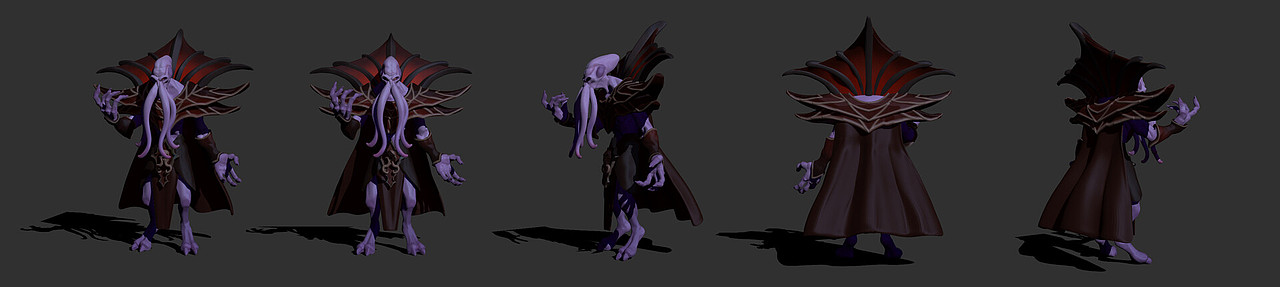 灵吸怪（夺心魔）（图ZMzA4MDg2MTk2） - 人物/生物 - 站酷设计师猫殿家的凡原创素材 - 站酷ZCOOL