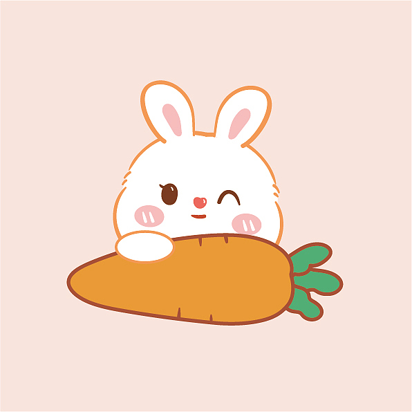 发财兔IP头像卡通插画（图ZMzE4MzYwMTYw） - 商业插画 - 站酷设计师阿茹生肖IP原创素材 - 站酷ZCOOL