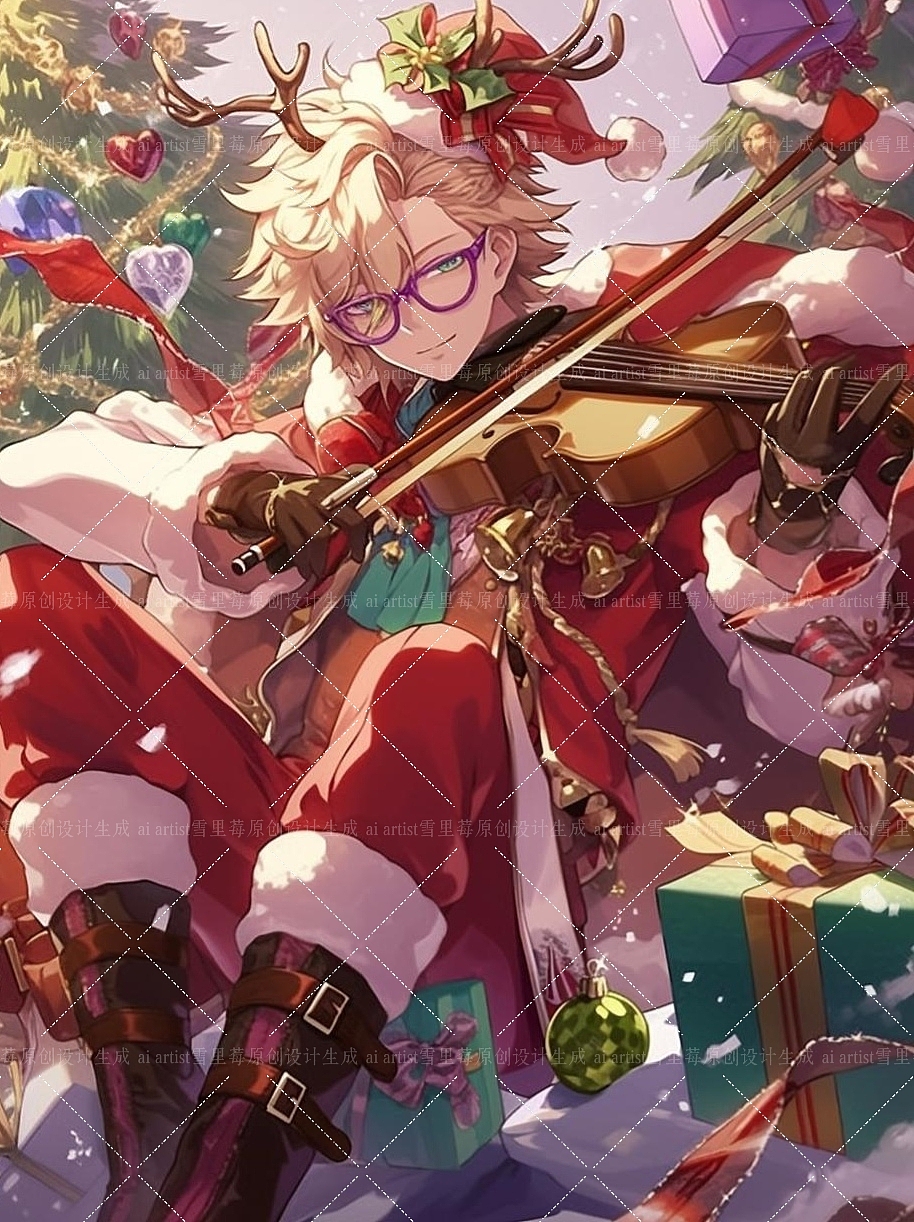 圣诞奇遇记节日主题贴纸插画（图ZMzgyNDE0ODA0） - 创作习作 - 站酷设计师雪里莓工作室原创素材 - 站酷ZCOOL