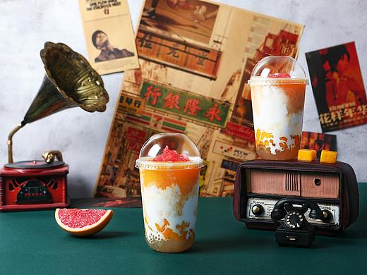 一组90年代复古港风奶茶杨枝甘露 | HTing Studio