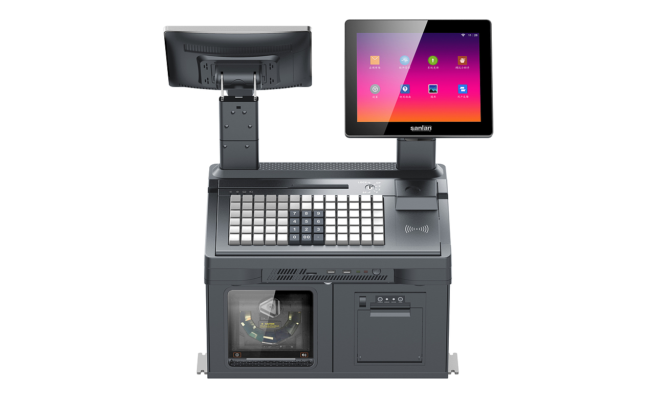 三蓝SANLAN I3智能通道式POS机（图ZMTg0Mzc2NzE2） - 电子产品 - 站酷设计师三蓝企业原创素材 - 站酷ZCOOL
