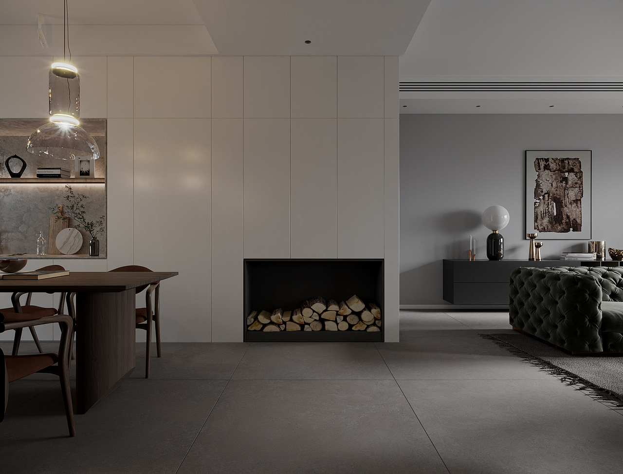 Distinguished clan garden|复式265平|（图ZMjkzOTIzOTgw） - 家装设计 - 站酷设计师壹山半空间设计原创素材 - 站酷ZCOOL