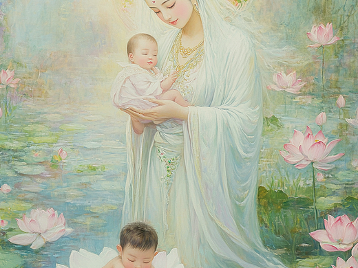 送子观音的传说，你不知道的起源故事！🌟👶