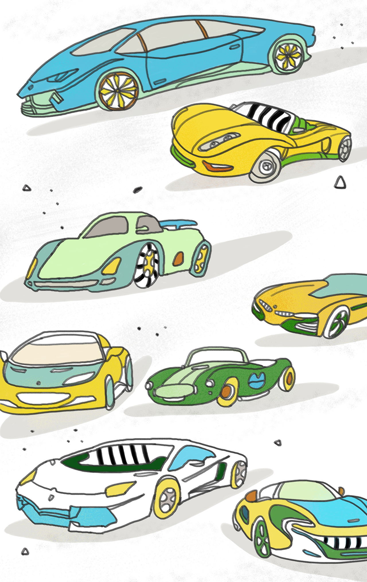 最近两三年的插画集1