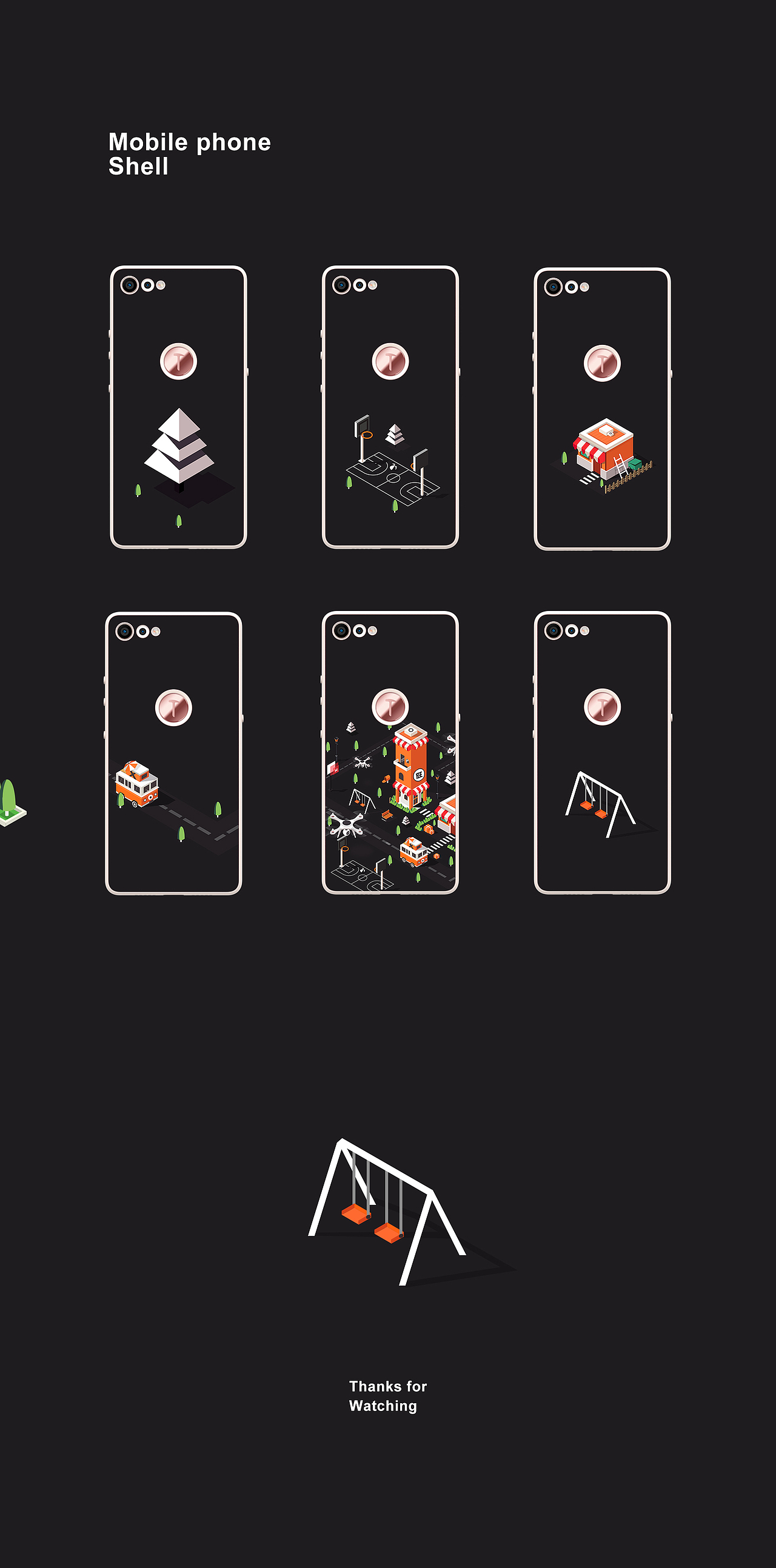 2.5D城市（Smartisan手机壳比赛）（图ZMTA0MTIyODg0） - 其他UI - 站酷设计师如芒原创素材 - 站酷ZCOOL