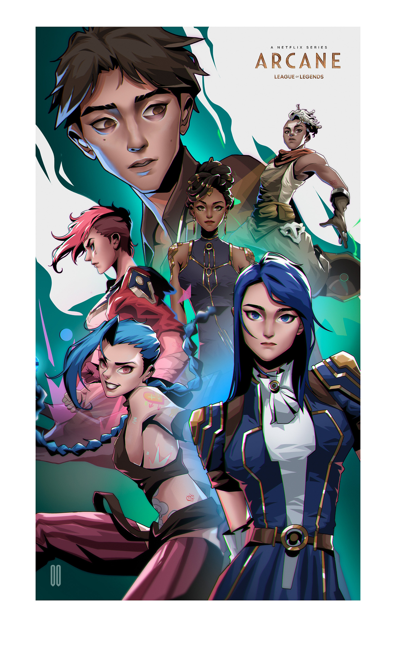 柴霖霖插画作品-ARCANE双城之战（图ZMjc4NTMwMzY0） - 创作习作 - 站酷设计师柴霖霖原创素材 - 站酷ZCOOL