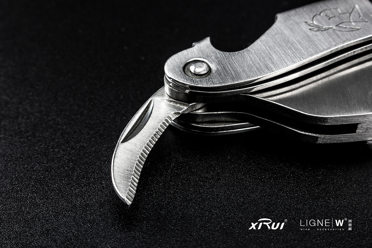 法国lignew锌合金酒刀拍摄