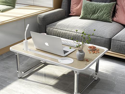 床上电脑桌建模渲染