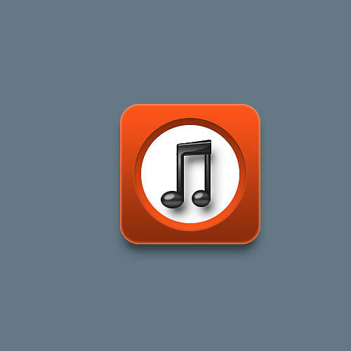     练习一枚音乐图标