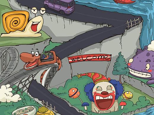 18年給G50畫的長圖（個人主頁-ZMzMxODA0OTY=） - 商業(yè)插畫 - 站酷設計師西了一個瓜3原創(chuàng)素材 - 站酷ZCOOL