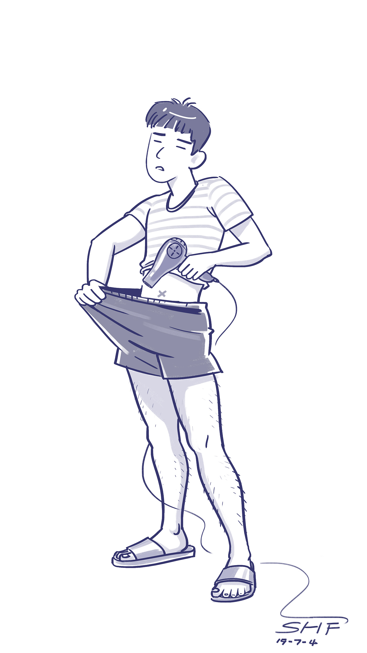 裸奔乌鲁木齐 |                                              插画