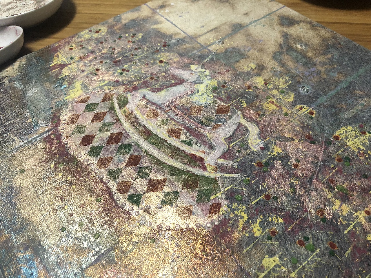 (日本画)废弃游乐园系列~