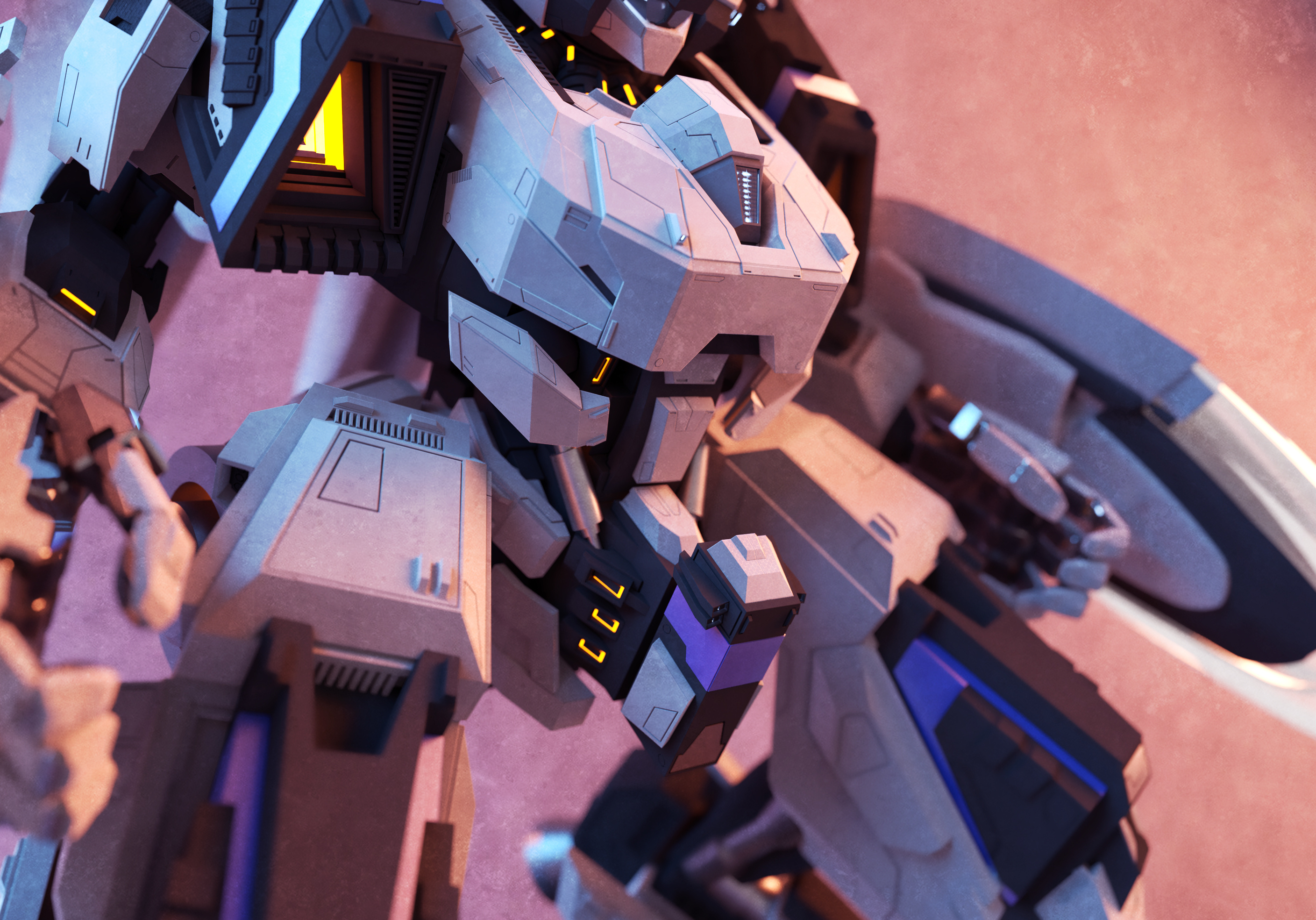 【重装战姬】伊芙琳·白鸦 机甲同人创作