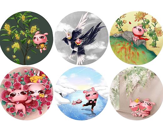 以前畫的24節(jié)氣商稿（個(gè)人主頁-ZMjcxOTU5ODQ=） - 商業(yè)插畫 - 站酷設(shè)計(jì)師貓貓大人原創(chuàng)素材 - 站酷ZCOOL