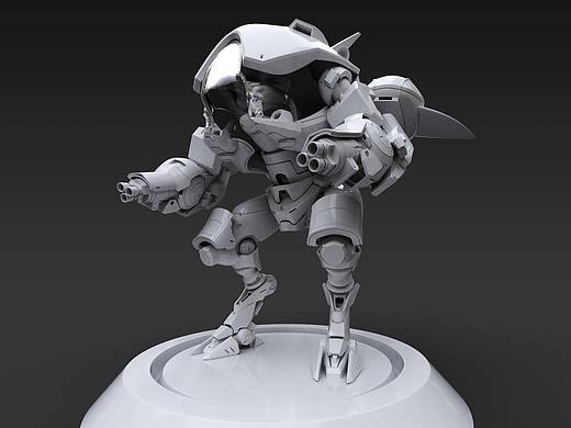 D va机甲模型（个人主页-ZMzAwNjc3NDg=） - 机械/交通 - 站酷设计师画话哎呀原创素材 - 站酷ZCOOL