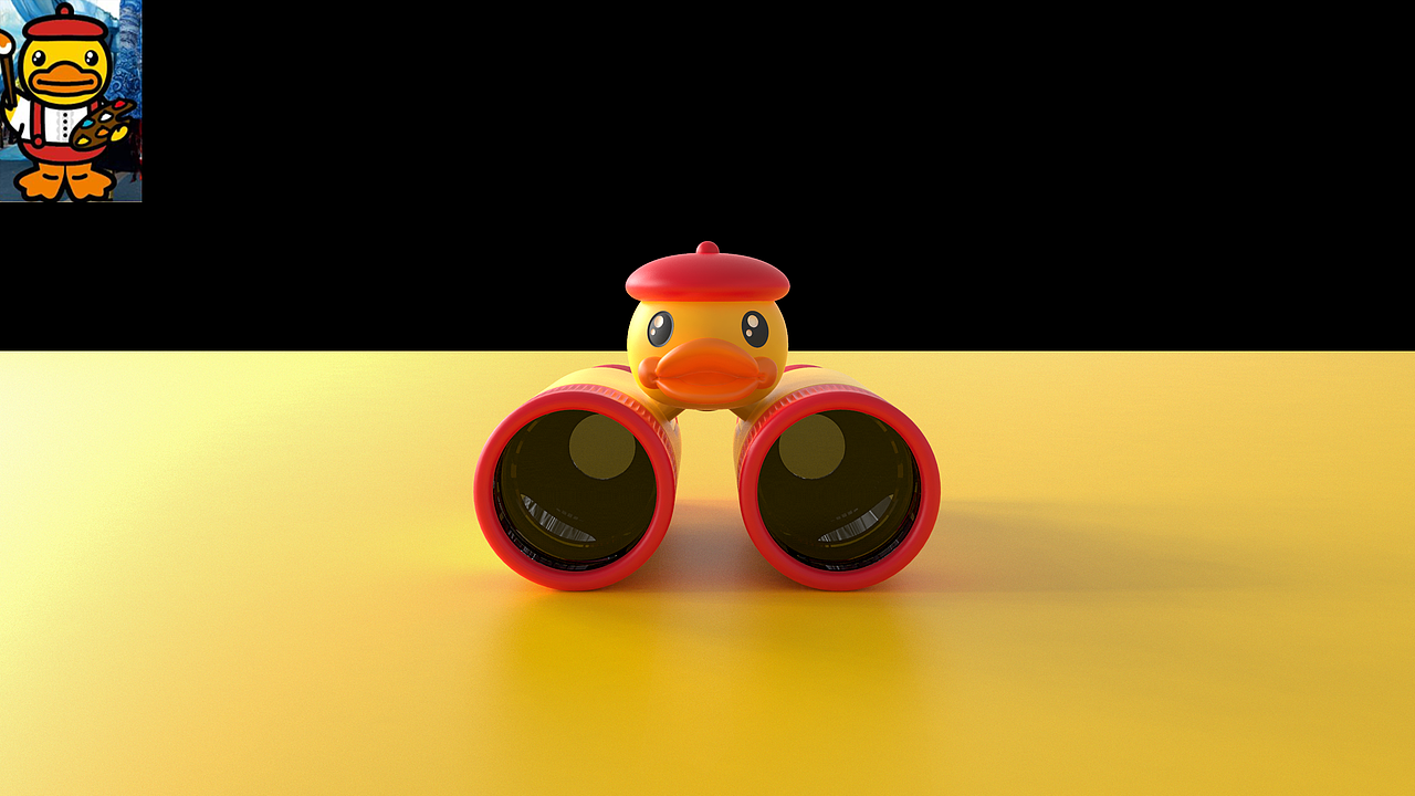 B.DUCK小黄鸭 儿童望远镜（图ZMjUxODU4MTM2） - 玩具 - 站酷设计师几厘方圆原创素材 - 站酷ZCOOL