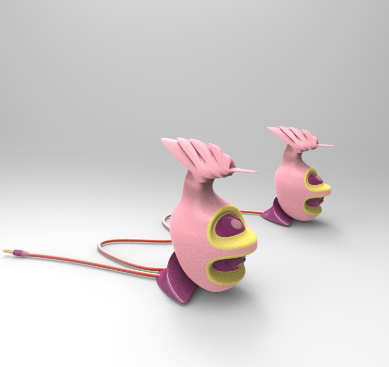 秋沙鸭仿生设计|工业/产品|电子产品|朱木太郎 - 原创作品 - 站酷