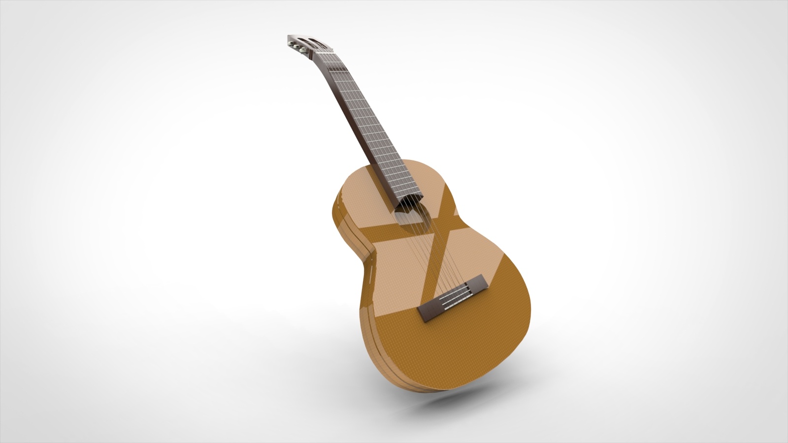 吉他-入门c4d的第二个作品