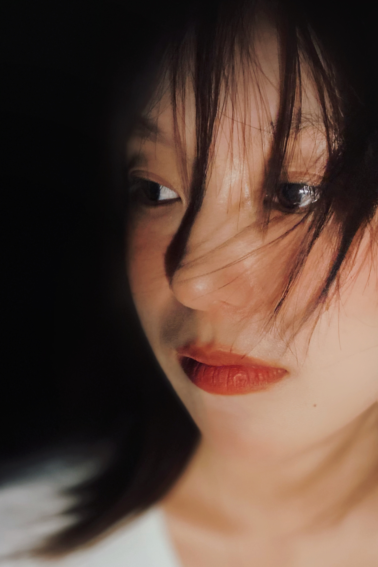 氛围感人像 近景大头照