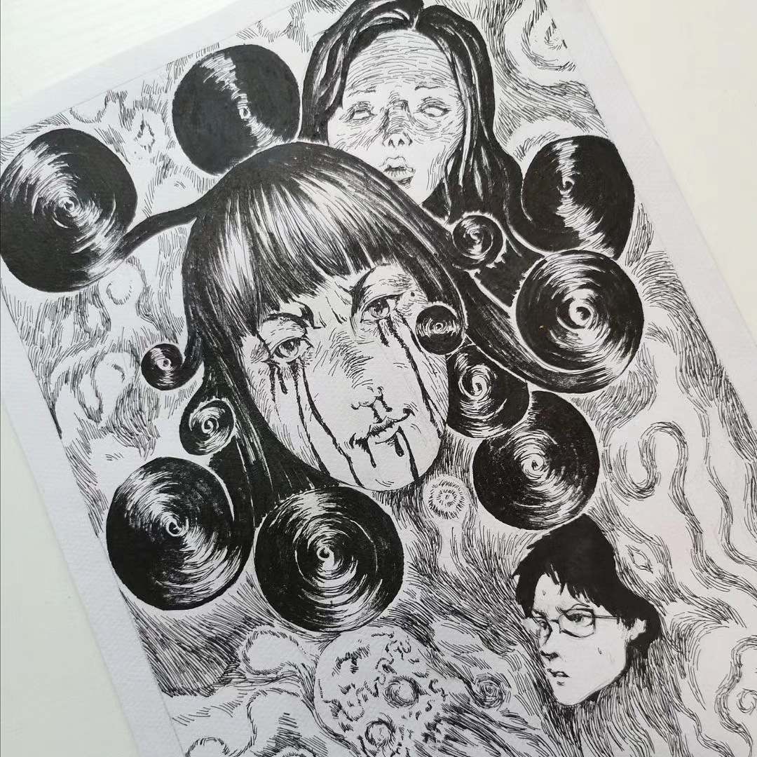 黑白手绘治愈抑郁症day3