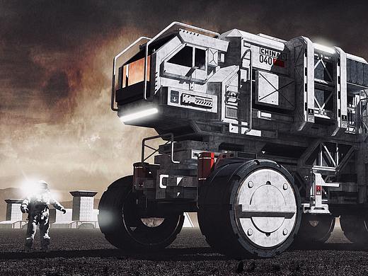 15-中國火星多功能運(yùn)載車（個(gè)人主頁-ZNTEzODQwODA=） - 機(jī)械/交通 - 站酷設(shè)計(jì)師XXIN_CG原創(chuàng)素材 - 站酷ZCOOL