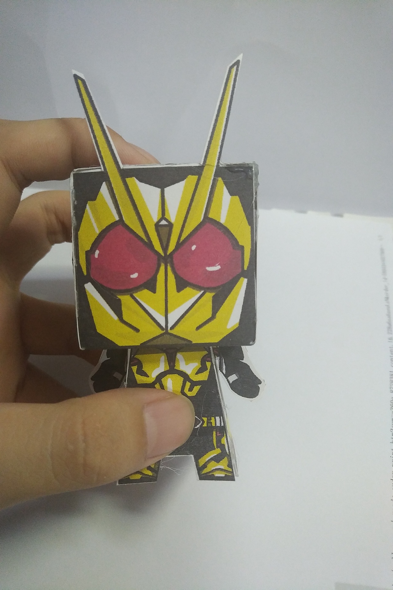 手绘假面骑士zero-one自制纸模