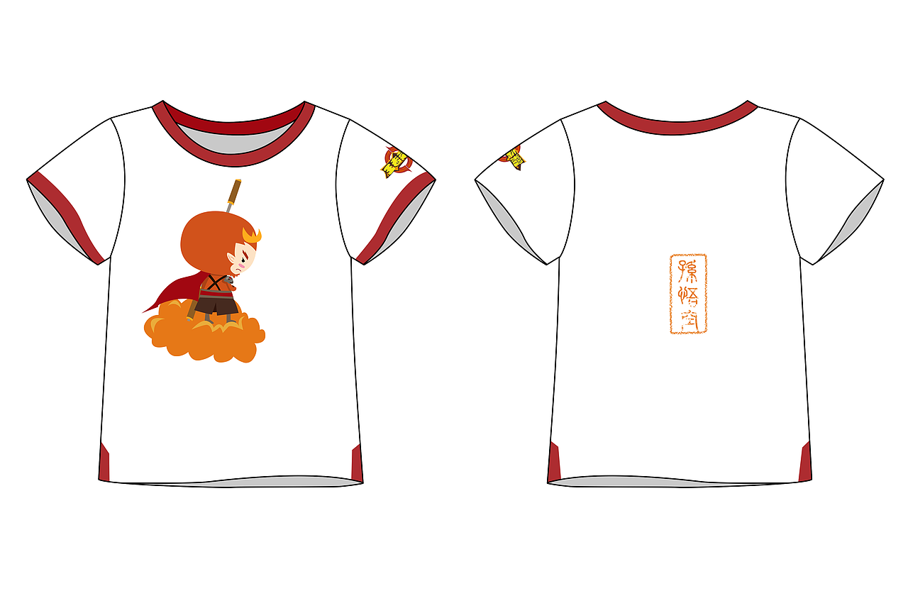 王者荣耀Q版T恤（图ZOTA1MjI4MDg=） - 图案 - 站酷设计师二世原创素材 - 站酷ZCOOL