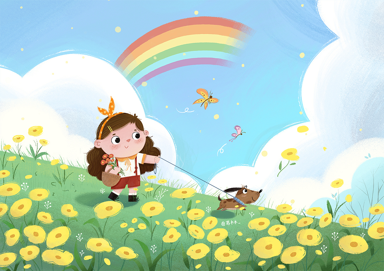 有彩虹的夏天溜走了🌈