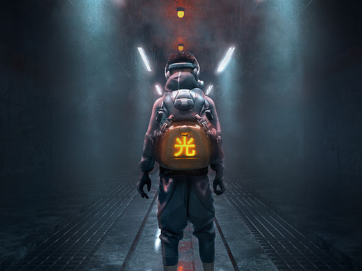 《赛博朋克风人物》