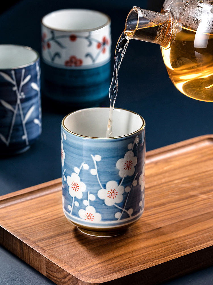 日式直身杯 | 复古手绘茶杯 杯子摄影 南京摄影