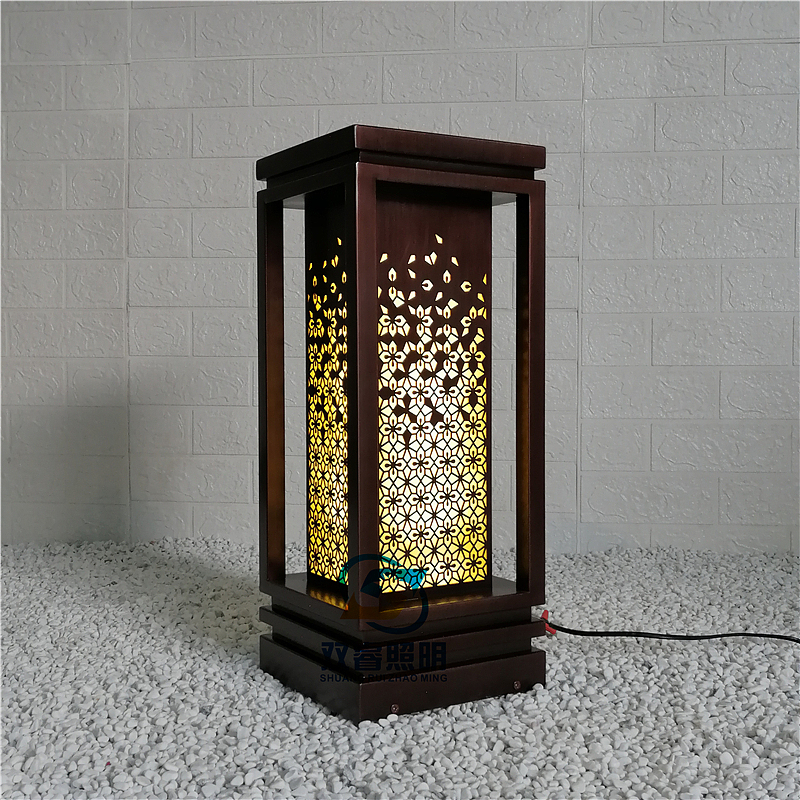 中式古铜色草坪灯景观柱灯仿云石草坪灯镀铜拉丝立柱灯（图ZMjAxOTA4NDY0） - 其他工业/产品 - 站酷设计师双睿景观原创素材 - 站酷ZCOOL